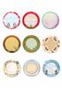 MULTIPLE CIRCULAR BLANK CHRISTMAS TAGS