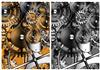 Steampunk Metallic Cogs Backgrounds