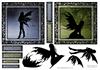 2  Silhouette Fairy Toppers