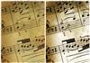 Aged Sheet Music Backgrounds