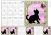pretty kitten flutter calender card