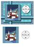 Faux Cross Stitch Church xmas- 360 DPI