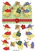 Downtown critters over the edge card with step by