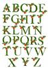 CHRISTMAS ALPHABET - GREEN