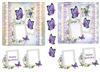 2 square cards (Butterfly's No 3b)