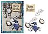 Fob Watch Happy Birthday + decoupage