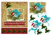 Christmas Topper Mouse and decoupage-DWJ