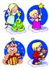 4 christmas toppers