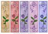 5 Roses & Butterfly Bookmarks