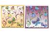 2 x Butterfly backgrounds - square