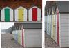beach huts image set