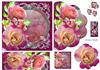 pretty rose reflection envelope card