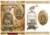 Steampunk Birdcage A5 + decoupage
