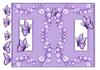 trifold FlutterL lilac-DWJ