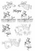 8 'Hope' digital stamps