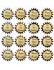 Steampunk Cogs Greetings Sheet