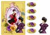 A5 card (Victorian Ladies No2)