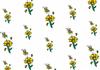 bee and flower paper
