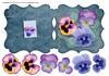 Shabby chic Floral shaped card 2-DWJ