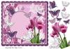 Scalloped Flutter Tulips Quick Card