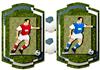 2 Football Shaped Toppers