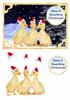 A Quacking Christmas A5 + decoupage