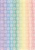 rainbow faded flowers background