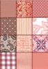 pink patchwork background