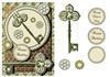 Steampunk Keys 'n' Cogs - 360 DPI
