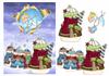 snowflake fairy a5 decoupage topper