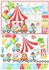Children birthday circus clown