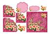 Pink and yellow scallop corner-DWJ