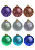 Glitter Baubles Toppers Embellishments