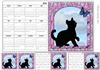 little kitten flutter card and calender