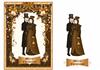 Vintage Regency Couple Xmas A5