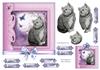 Moonlit Kitten & Butterflies
