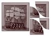 Vintage Bounty Ship at Sea Corner Stacker