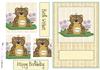 Brown Honey Bear Card Front