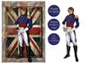Regency Union Jack + decoupage & sents