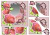 butterfly rose reflections with corner decoupage
