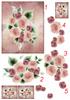 Dusky Rose Painted Flower