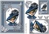 Pretty Blue Framed Elegant Lady