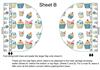Sheet B - side flaps for Storage Wallet