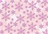 falling pink snowflakes