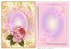 Rose on Golden frame with insert-DWJ