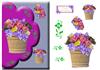 floral pot card front