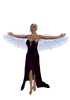 purple fairy arms out 