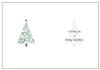 Green Xmas Tree Insert