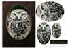 Owl brown card front