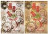 Steampunk Roses Backgrounds - 360 DPI